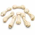 5" Buffalo Puffed Knotted Bone Small  (30pc pack) - Image 4